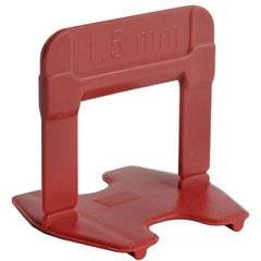 ESPAÇADOR NIVELA PISO 1,5 MM 50 PEÇAS ECO VERMELHO CORTAG / REF. 61336