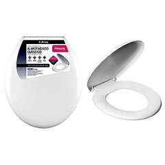 ASSENTO ATLAS SANITÁRIO ALMOFADADO CLÁSSICO BRANCO