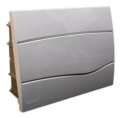 QUADRO DISTRIBUIÇÃO EMBUTIR COM BARRAMENTO 12 DISJUNTORES ELETROMAR