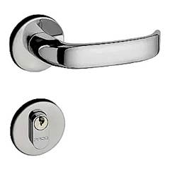 FECHADURA ZAMAC EXTERNA ALAVANCA ESPELHO CONCEPT 413E CROMADO - REF.54023517 - PADO