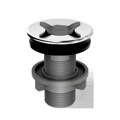 VÁLVULA PARA LAVATÓRIO 7/8 COM ACABAMENTO EM AÇO INOXIDÁVEL