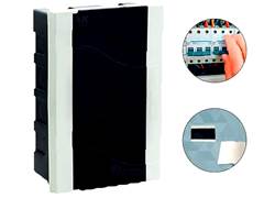 QUADRO PARA DISTRIBUIÇÃO 6 DIJUNTODES NEMA OU 9 DIN + TAMPA FUME